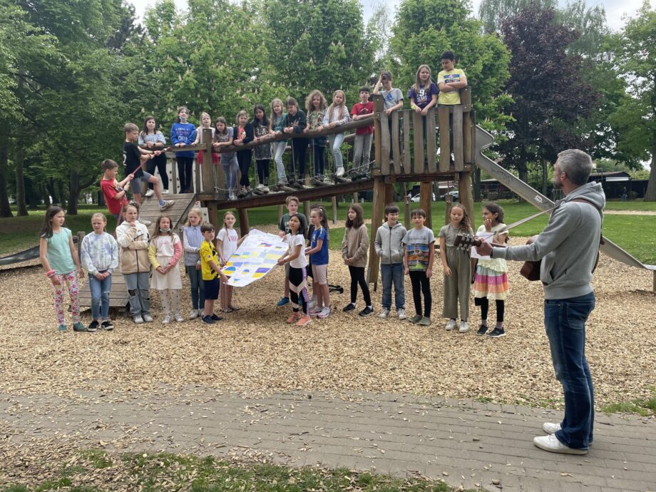 Sponsorenlauf für ukrainische Kinder