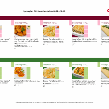 OGS Speiseplan